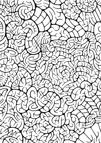 Endless Insanity Coloring Page